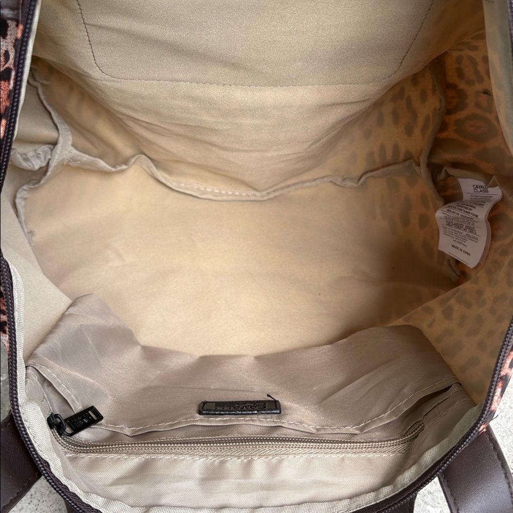 Cavalli class leopard print, medium size tote - image 5